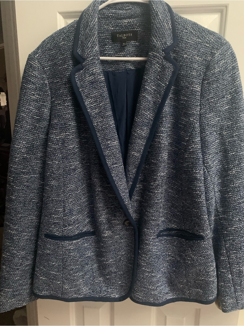 TALBOTS BLUE BLAZER